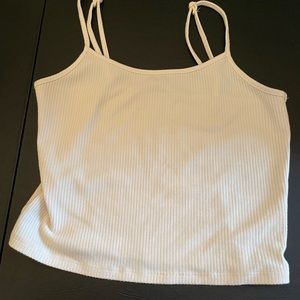 TWO American Eagle Girls Tank Tops Size Small. One Girls High Rise MIDI Shorts.